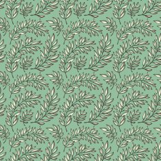 Seamless pattern decorative branches N12