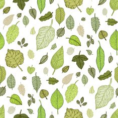 Leaves Seamless vector background N16