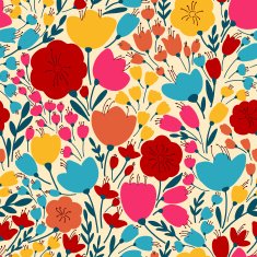 Pattern with flowers N6