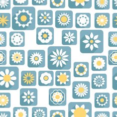 Seamless color decorative flower pattern N17
