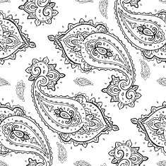 Seamless Paisley background N25