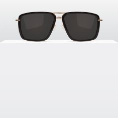 Abstract white background with realistic sunglasses