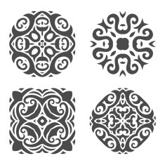 Abstract mehndi ornament - vector illustration
