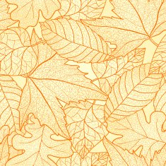Autumn leaves seamless pattern N19