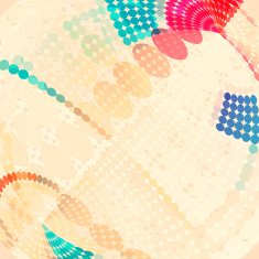 abstract color polka dots pattern background N9