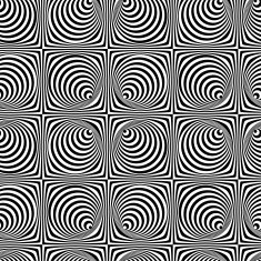 Op art circular holes (Seamless optical pattern n&deg; 12)