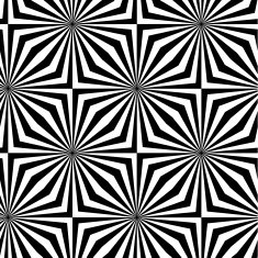Op art star stripes (Seamless optical pattern n&deg; 4)