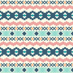 Tribal aztec seamless pattern N65