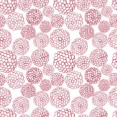 Flowers seamless background floral pattern hand drawn N2