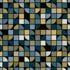 Seamless colorful mosaic