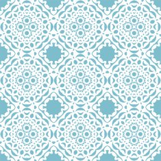 Seamless geometric mandala pattern abstract background N5