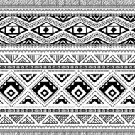 Ethnic ornamental textile seamless pattern N35