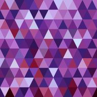 Abstract vector background of purple triangles