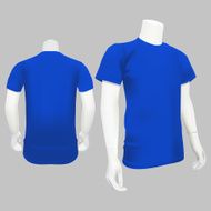 Blue T-Shirt Template - Vector Illustration