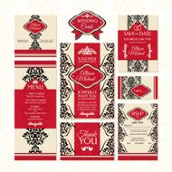 Set of wedding cards N11