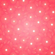 Colorful pattern with abstract flowers