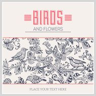 Birds And Flowers N5