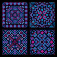 Ethnic mosaic ornamental backgrounds