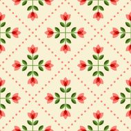 Seamless floral patern with abstract flowers N16