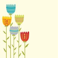 Vector floral background N30