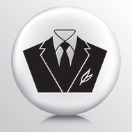 Round Icon With Tuxedo N2