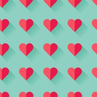 Pink abstract Valentine&#039;s heart pattern N2