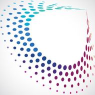 abstract colorful circle dot decoration pattern design element