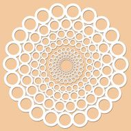 Lace pattern illustration