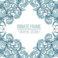 Vector vintage border frame N14
