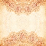 Ornate vintage background in mehndi style N9