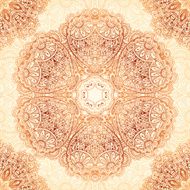 Ornate vintage seamless pattern in mehndi style N39