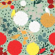 Seamless Floral Pattern N747