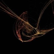 Digital Fractal on Black N2256