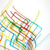 abstract colorful wave line pattern background N2