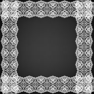 card with lace ribbon N7