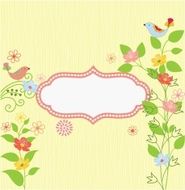 floral frame N56