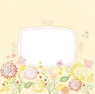 floral frame N57