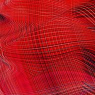 abstract red wave line pattern background