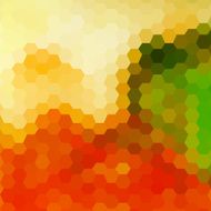 abstract colorful hexagon pattern background N3