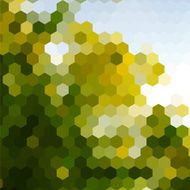 abstract colorful hexagon pattern background N4