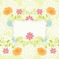floral frame N61