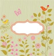 floral frame N62