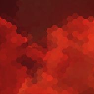 abstract red hexagon pattern background