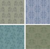 Damask seamless wallpaper N7