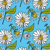 Pretty daisy flowers background N2