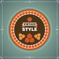 abstract vintage style banner background