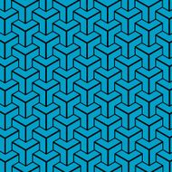 blue abstract geometry shape background