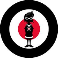 Mod Girl in Silhouette N6