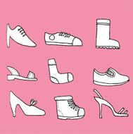 Hand drawn shoes N2