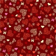 Heart seamless pattern N15